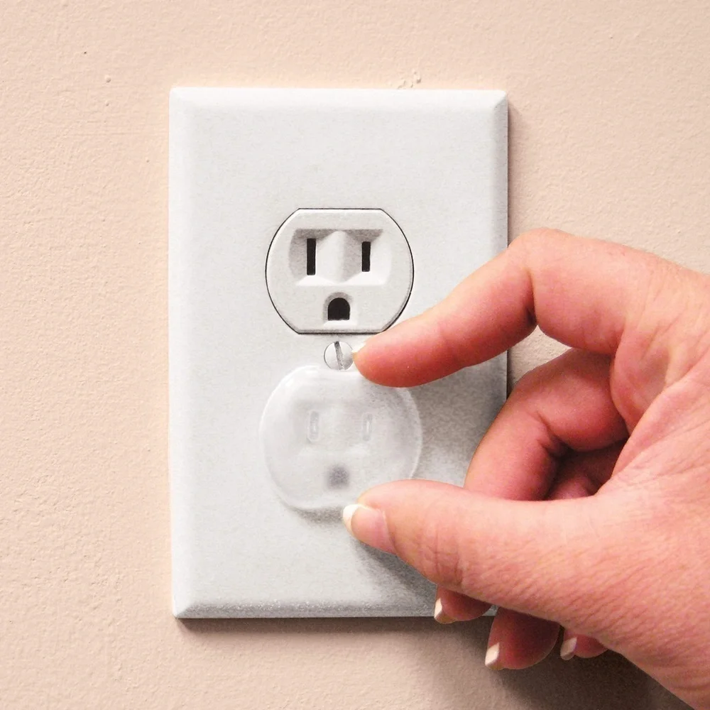 4ct Safety Outlet Socket Plug Covers